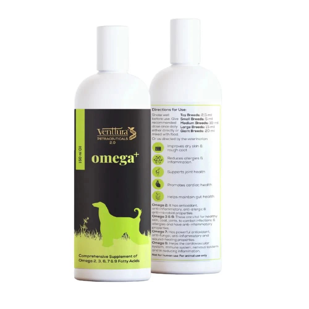 Venttura Omega Plus Skin & Coat Syrup for Dogs – 200ml - dspetstore.com