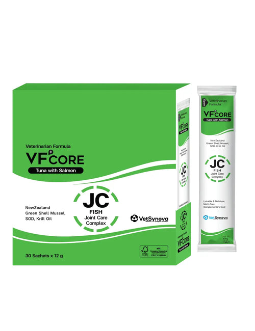 VF+Core JC Joint Care Supplement for Cats and Dogs packaging front view