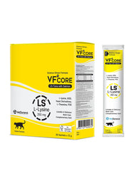 VF+Core LS L-Lysine Supplement for Cats packaging front view