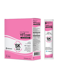 VF+Core SK Skin and Coat Supplement for Cats and Dogs packaging front view