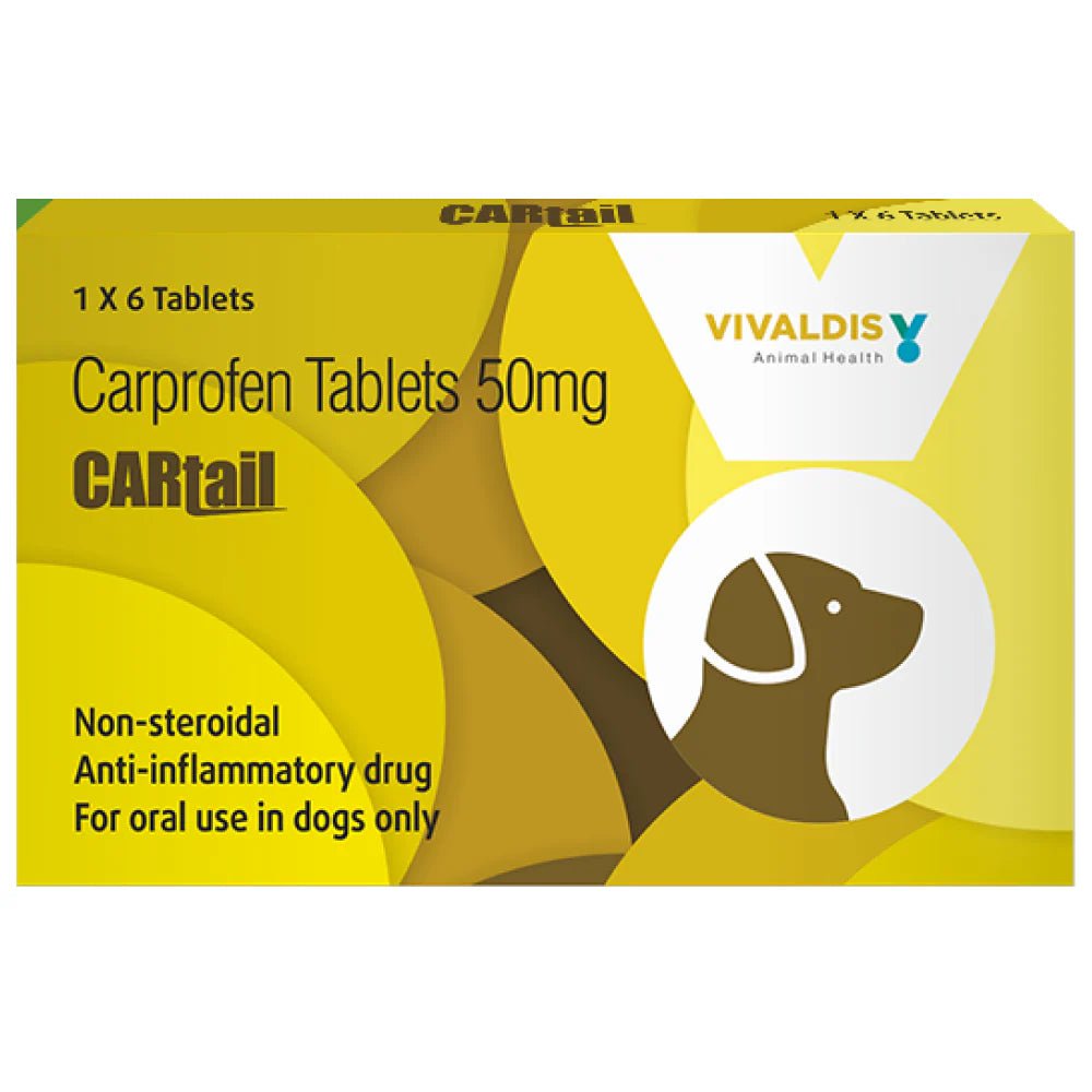Vivaldis Cartail (Carprofen) 50mg Tablet for Dogs - dspetstore.com