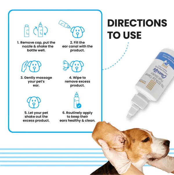 Vivaldis Clearify Ear Cleanser (Tris EDTA) for Dogs & Cats (100ml) - dspetstore.com