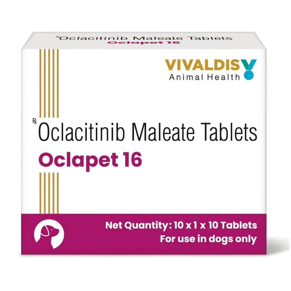Vivaldis Oclapet (Oclacitinib) 16mg Tablets for Dogs - dspetstore.com