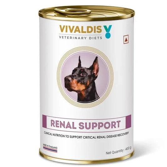 Vivaldis V Diet Renal Diet Dog Wet Food – 400g Can - dspetstore.com