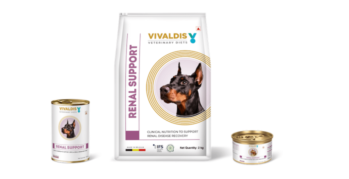Vivaldis V Diet Renal Support Dog Dry Food – 2kg - dspetstore.com