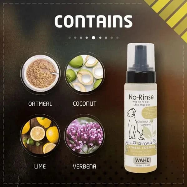 Wahl No Rinse Oatmeal Shampoo for Dogs - 210 ml - dspetstore.com