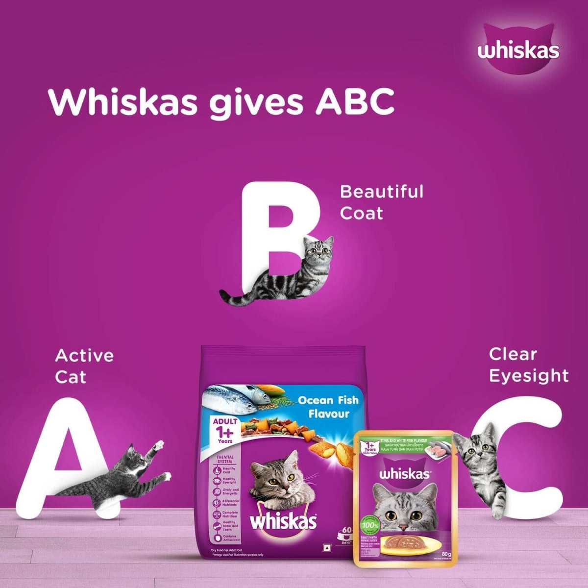 Whiskas Tuna & White Fish Cat Wet Food - dspetstore.com