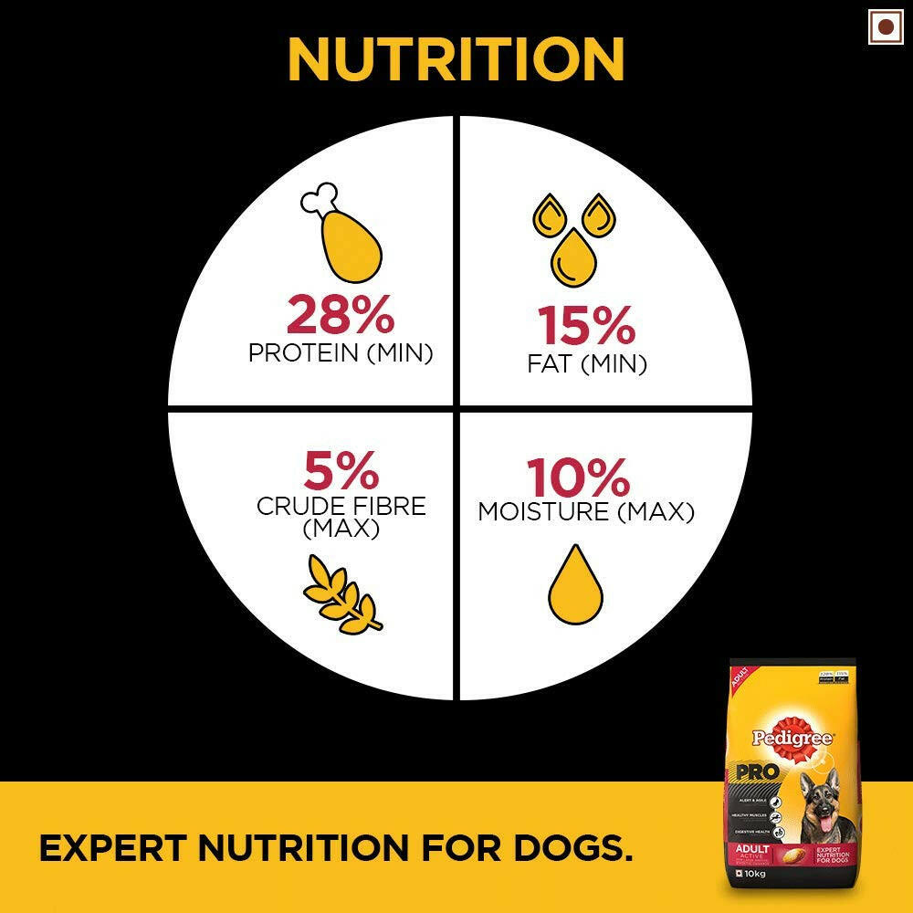 Pedigree Pro Adult Large Breed Dry Dog Food.