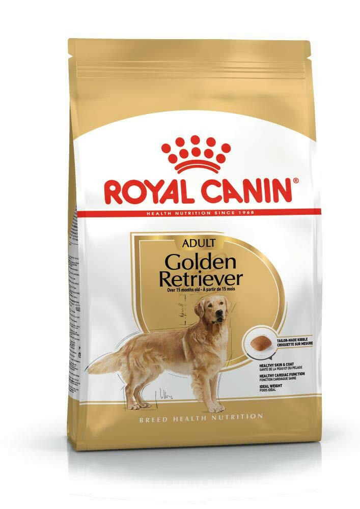 Royal Canin Golden Retriever Adult Dog Food.