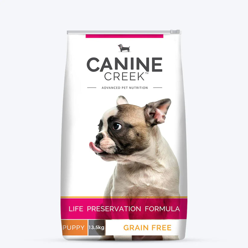 Canine Creek Ultra Premium Starter Puppy Dry Dog Food.