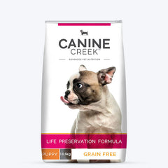Canine Creek Ultra Premium Starter Puppy Dry Dog Food.