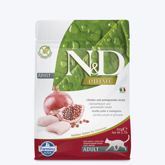 Farmina N&D Chicken & Pomegranate Grain Free Adult Dry Cat Food.