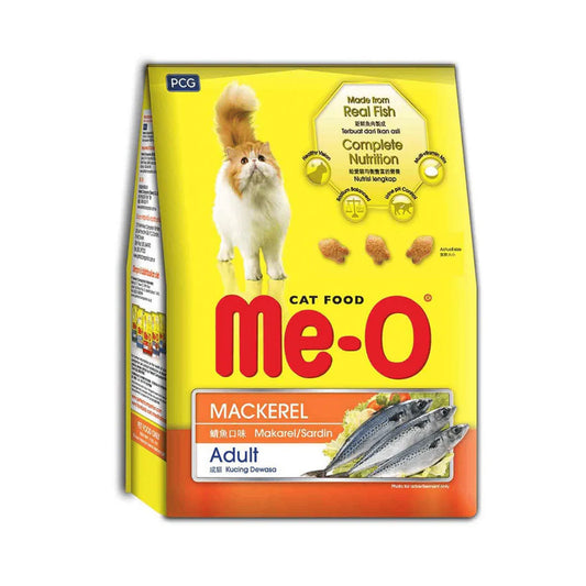 Me-O Adult Dry Cat Food Mackerel.