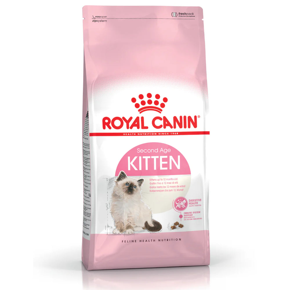 Royal Canin Second Age Kitten Dry Food.
