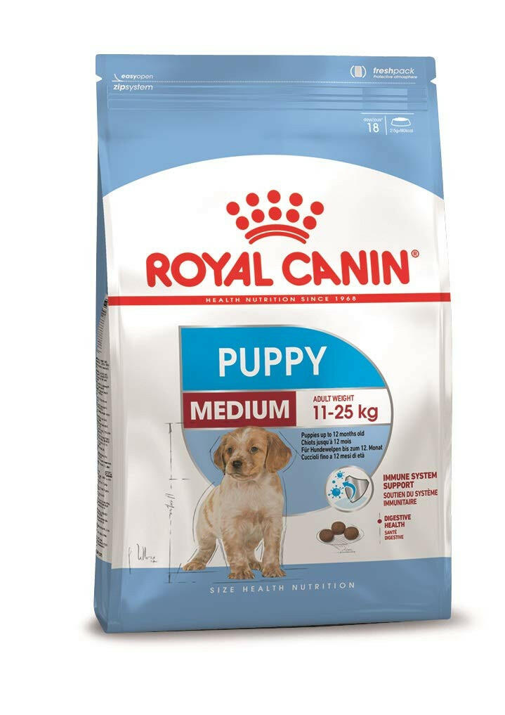 Royal Canin Medium Puppy Dog Food.