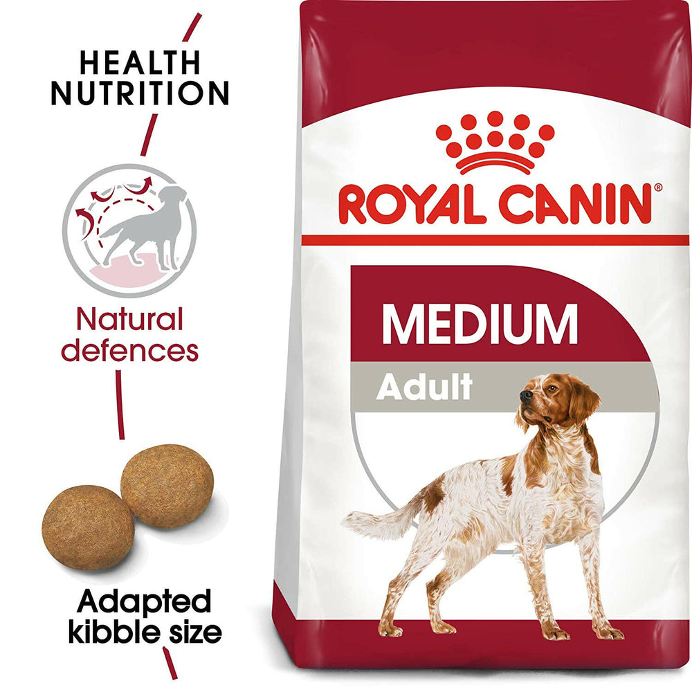 Royal Canin Medium Adult Dog Food.