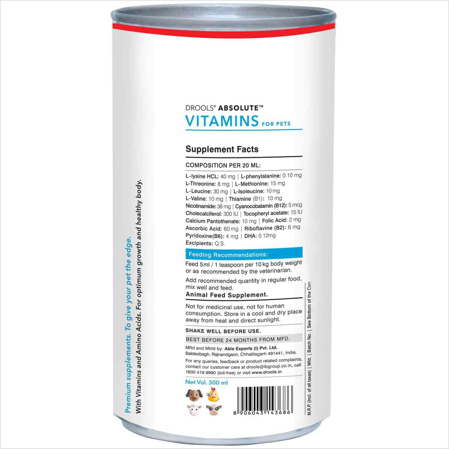 Vitamin Supplement for Dog Health
