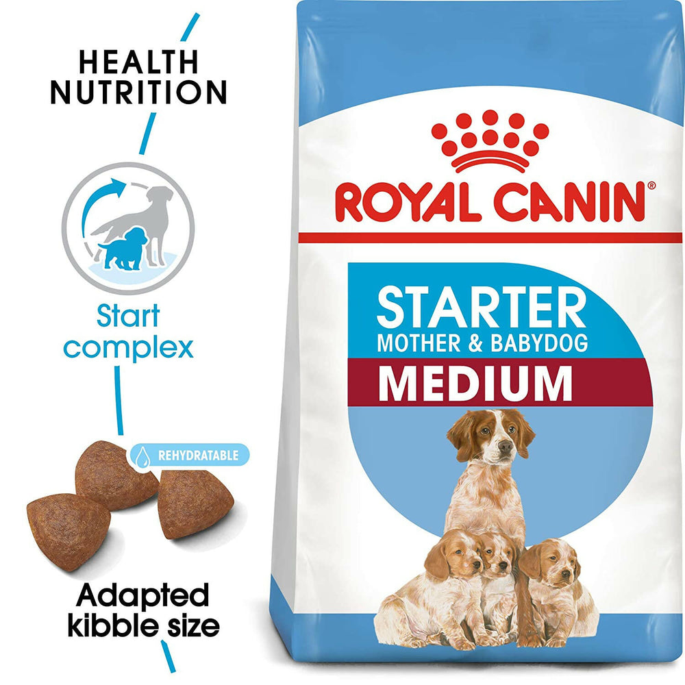 Royal Canin Medium Starter Dry Dog Food.