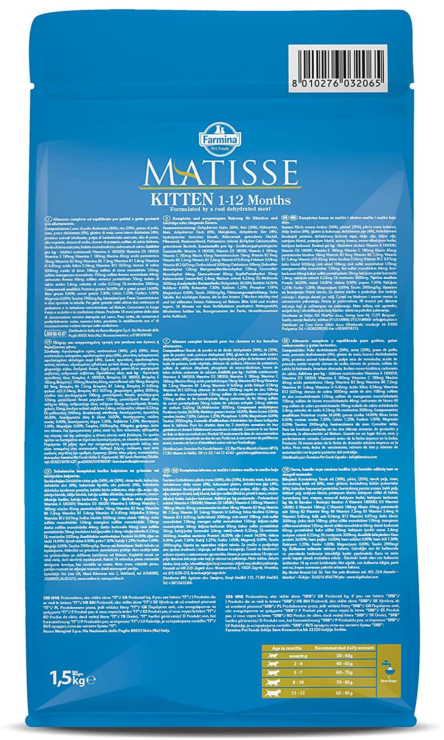 Matisse Kitten Dry Cat Food.