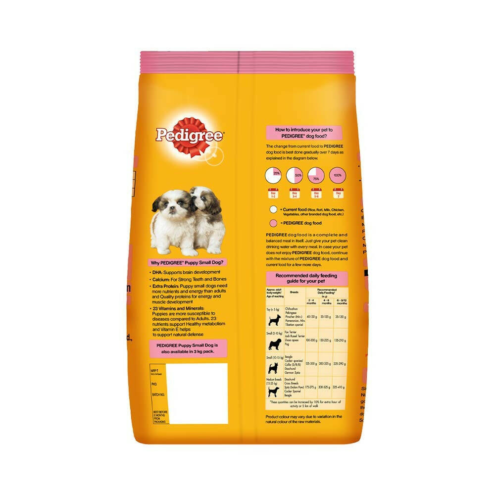 Pedigree Puppy Small Dog Dry Food.