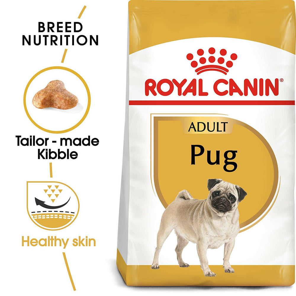 Royal Canin Pug Adult Dog Food.
