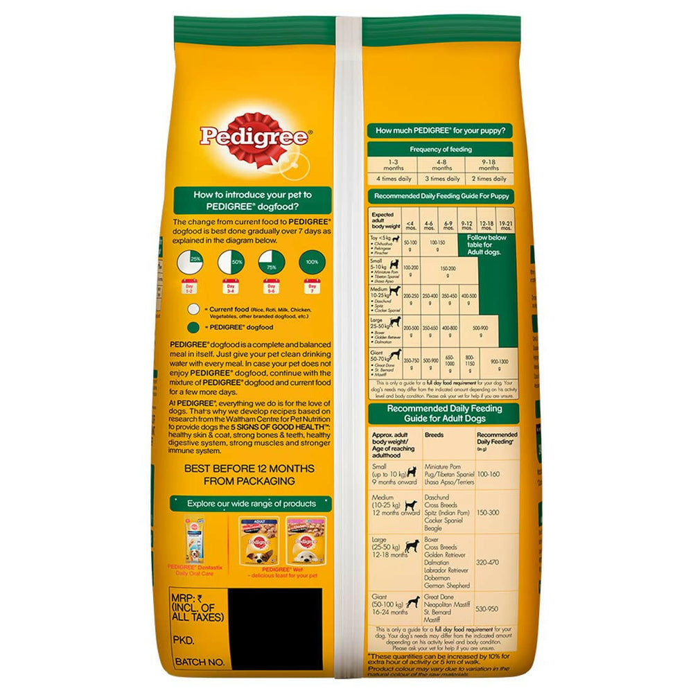 Pedigree Vegetarian Dry Food For Adult Dogs & Puppy.