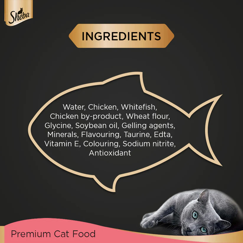 Sheba Chicken Loaf Premium Kitten Wet Food (2-12 Months).