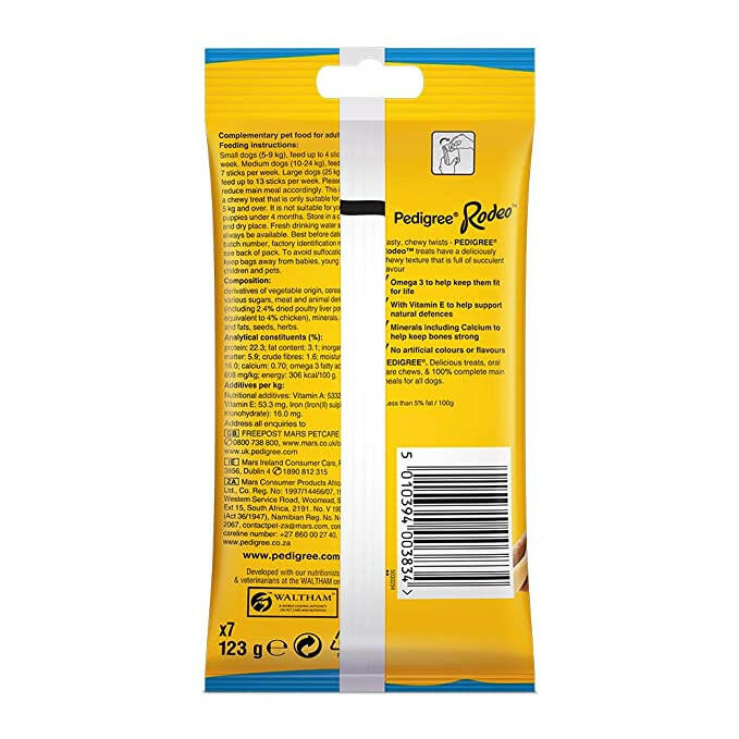 Pedigree Rodeo Duos Adult Dog Treats – 123 g.