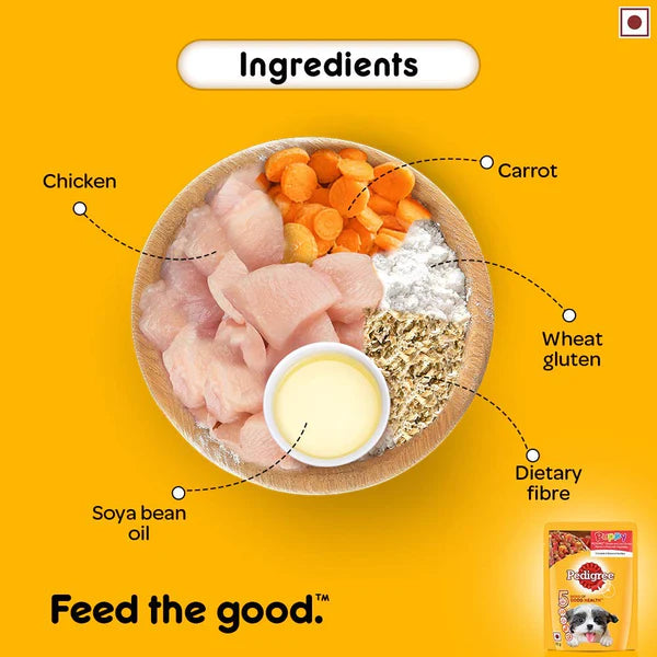 Pedigree Puppy Chicken & Chunks in Gravy — 70g.