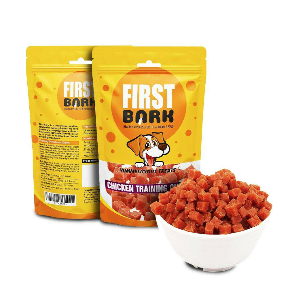 First Bark Soft Chicken Ring Dog Treats.