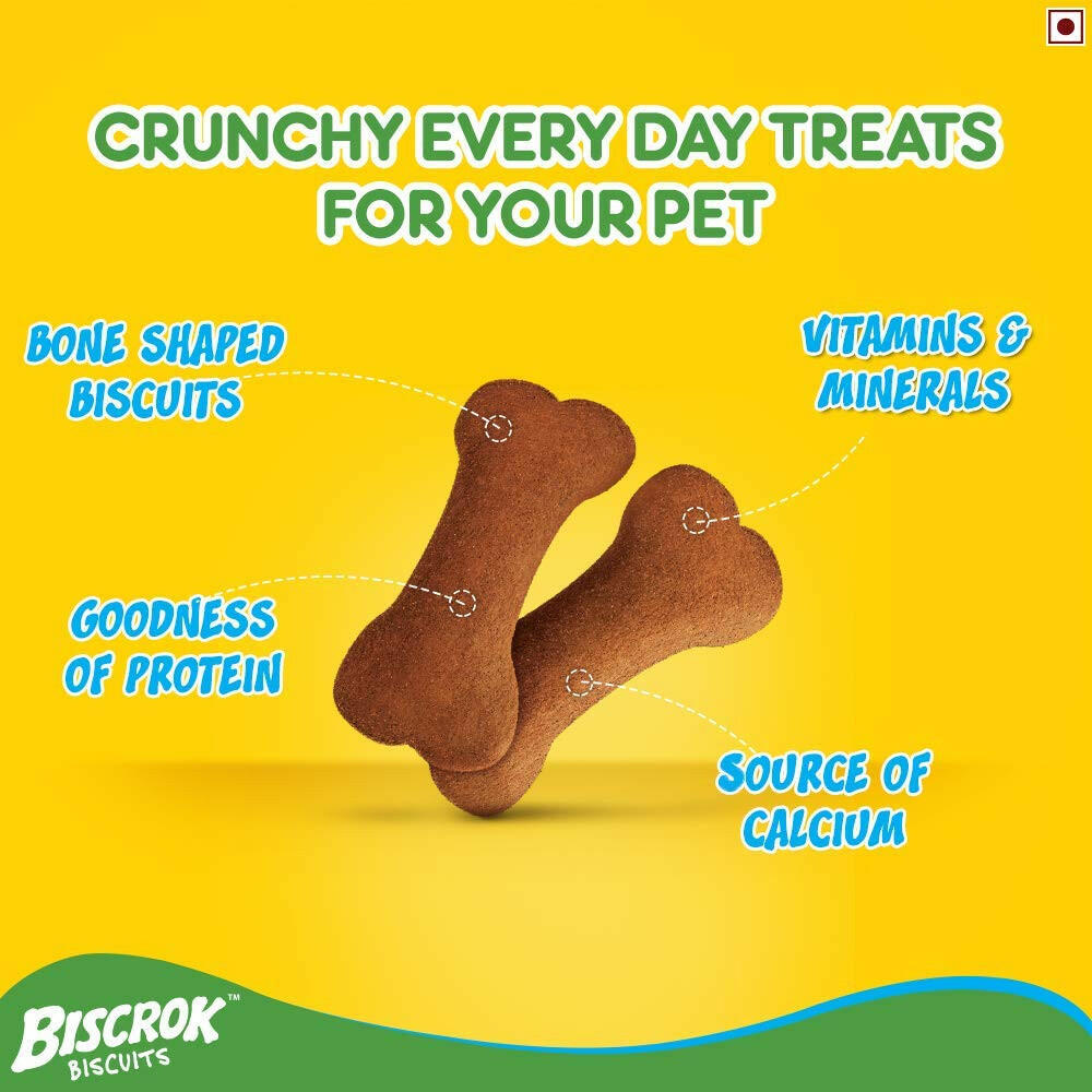 Pedigree Biscrok Dog Biscuit, Chicken Flavour – 500g.