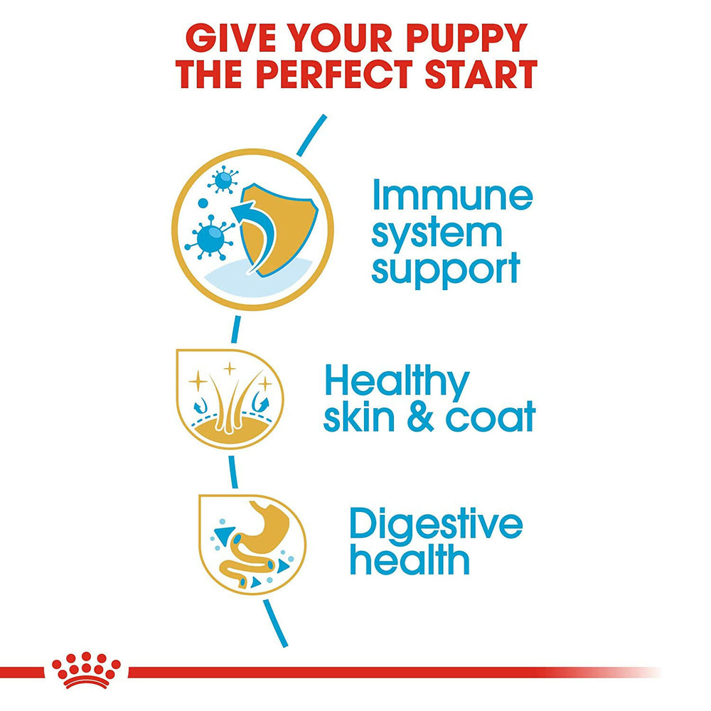 Royal Canin Golden Retriever Puppy Food.