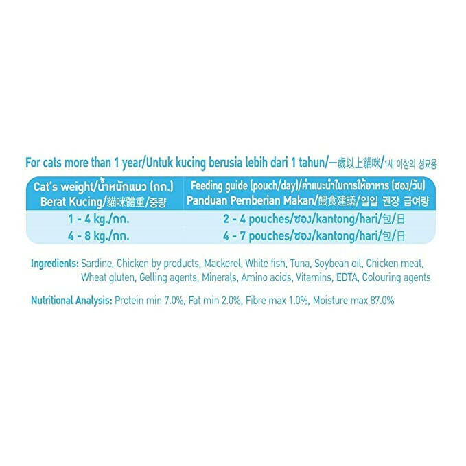 Whiskas Ocean Fish Wet Food for Adult Cats.
