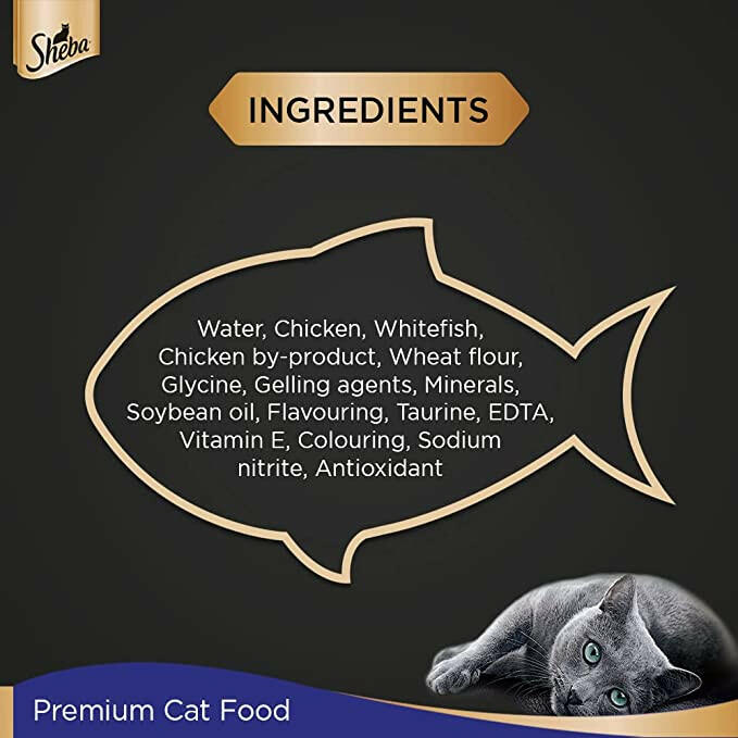 Sheba Chicken Loaf Rich Premium Adult Fine Cat Wet Food.