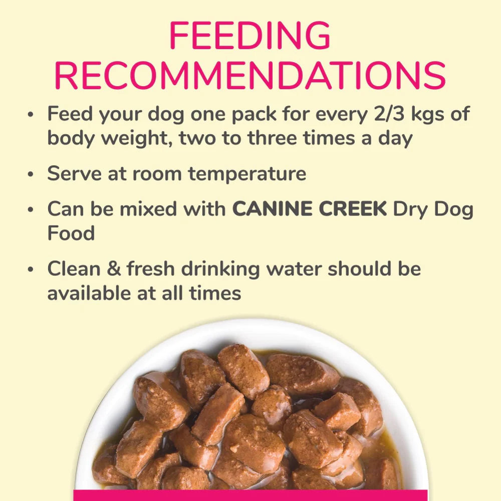 Canine Creek Wet Food for Puppy Grain Free.
