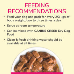 Canine Creek Wet Food for Puppy Grain Free.