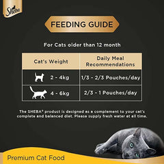 Sheba Rich Premium Tuna Pumpkin & Carrot In Gravy Adult Wet Cat Food.