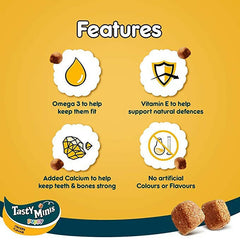 Pedigree Tasty Minis Cubes Puppy Dog Treats – Chicken, 125g.
