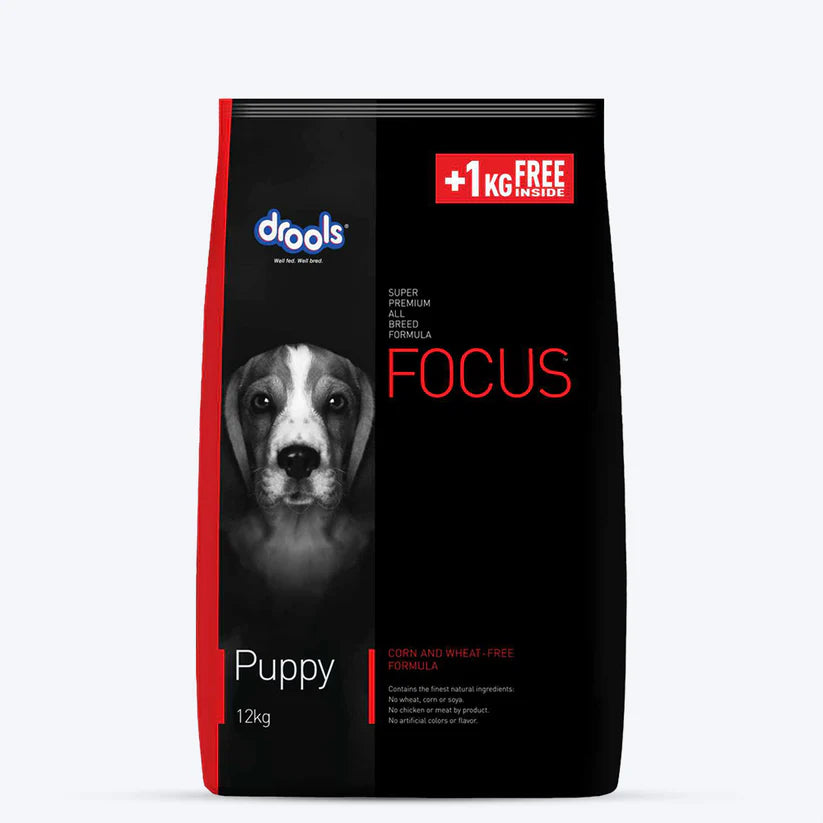 Drools Focus Puppy Super Premium Dry Dog Food.