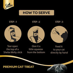 Sheba Melty Sasami Chicken Flavour Cat Treat.