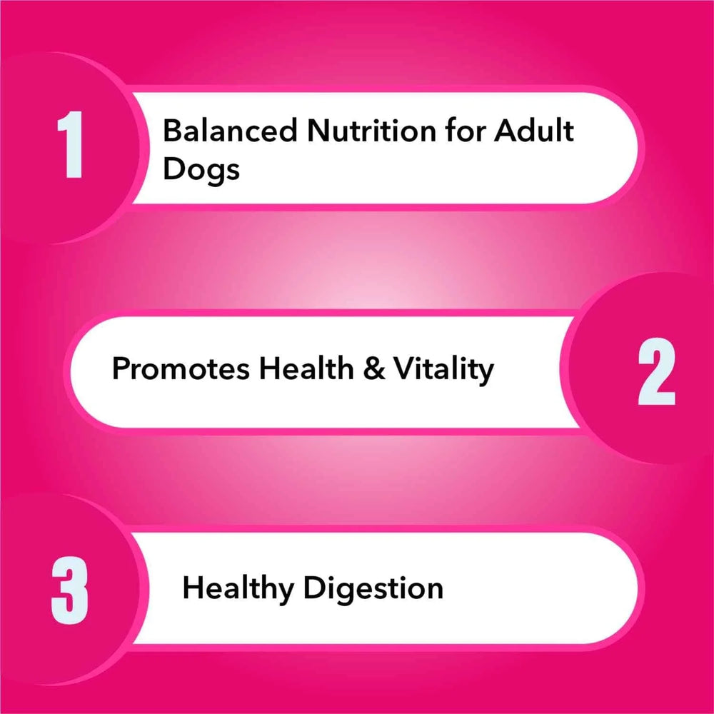 Purepet Chicken & Milk Adult Dry Dog Food.