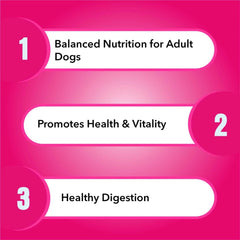 Purepet Chicken & Milk Adult Dry Dog Food.