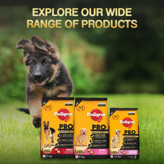 Pedigree Pro Adult Large Breed Dry Dog Food.