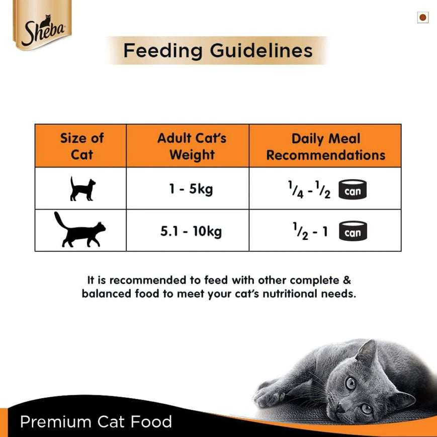 Sheba Deluxe Chicken Breast in Gravy Wet Cat Food.