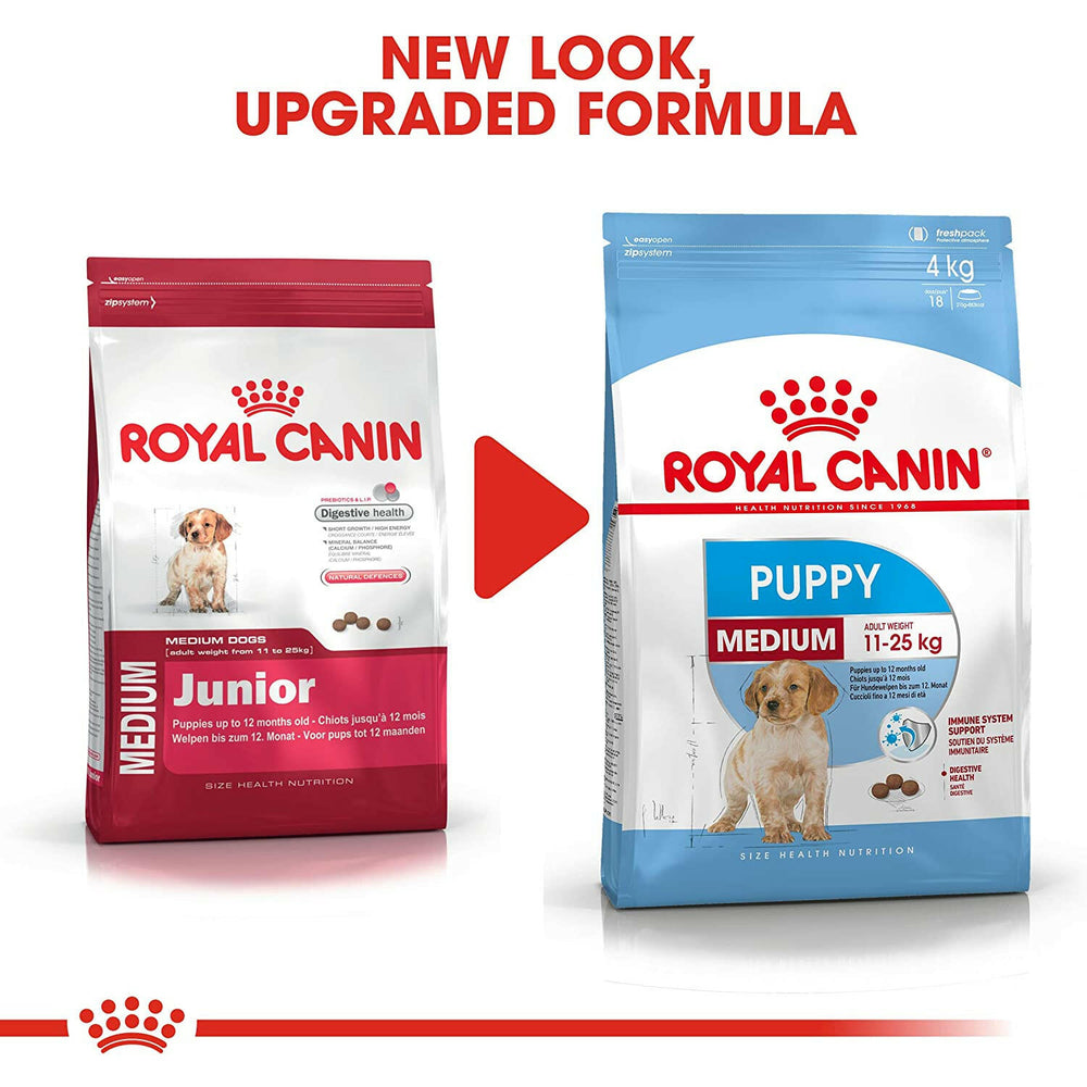 Royal Canin Medium Puppy Dog Food.