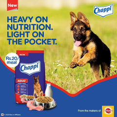 Chappi Adult Dry Dog Food Chicken & Rice.