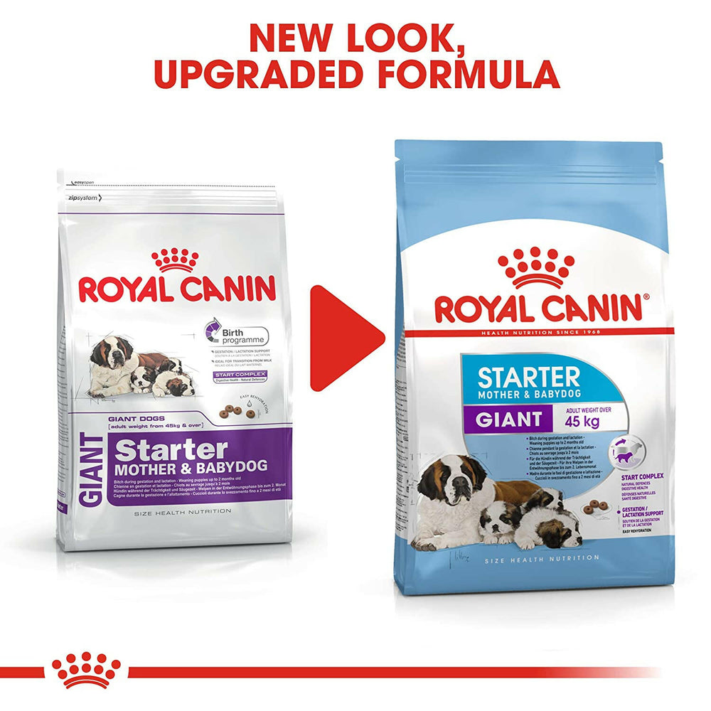 Royal Canin Giant Starter Dog Food.