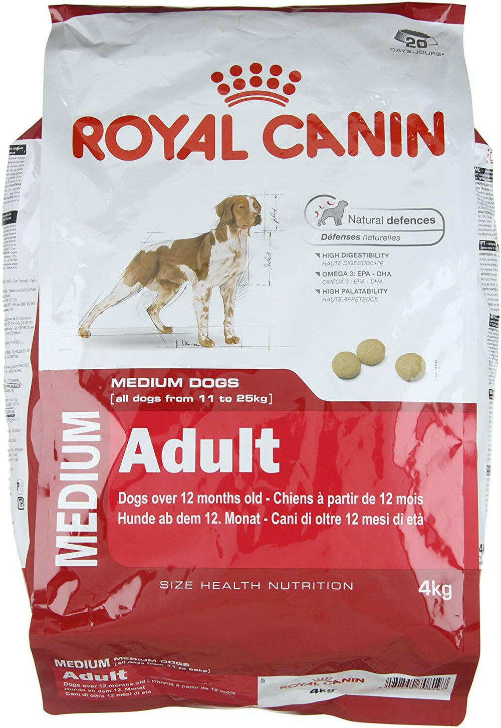Royal Canin Medium Adult Dog Food.