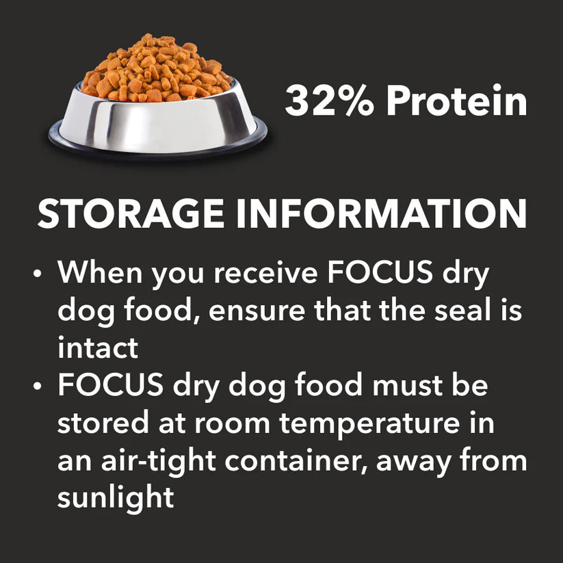 Drools Focus Starter Super Premium Dry Dog Food.