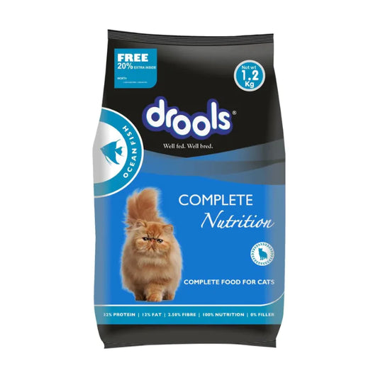 Drools Adult Cat Food Dry Ocean Fish Flavour, tasty food for cats.